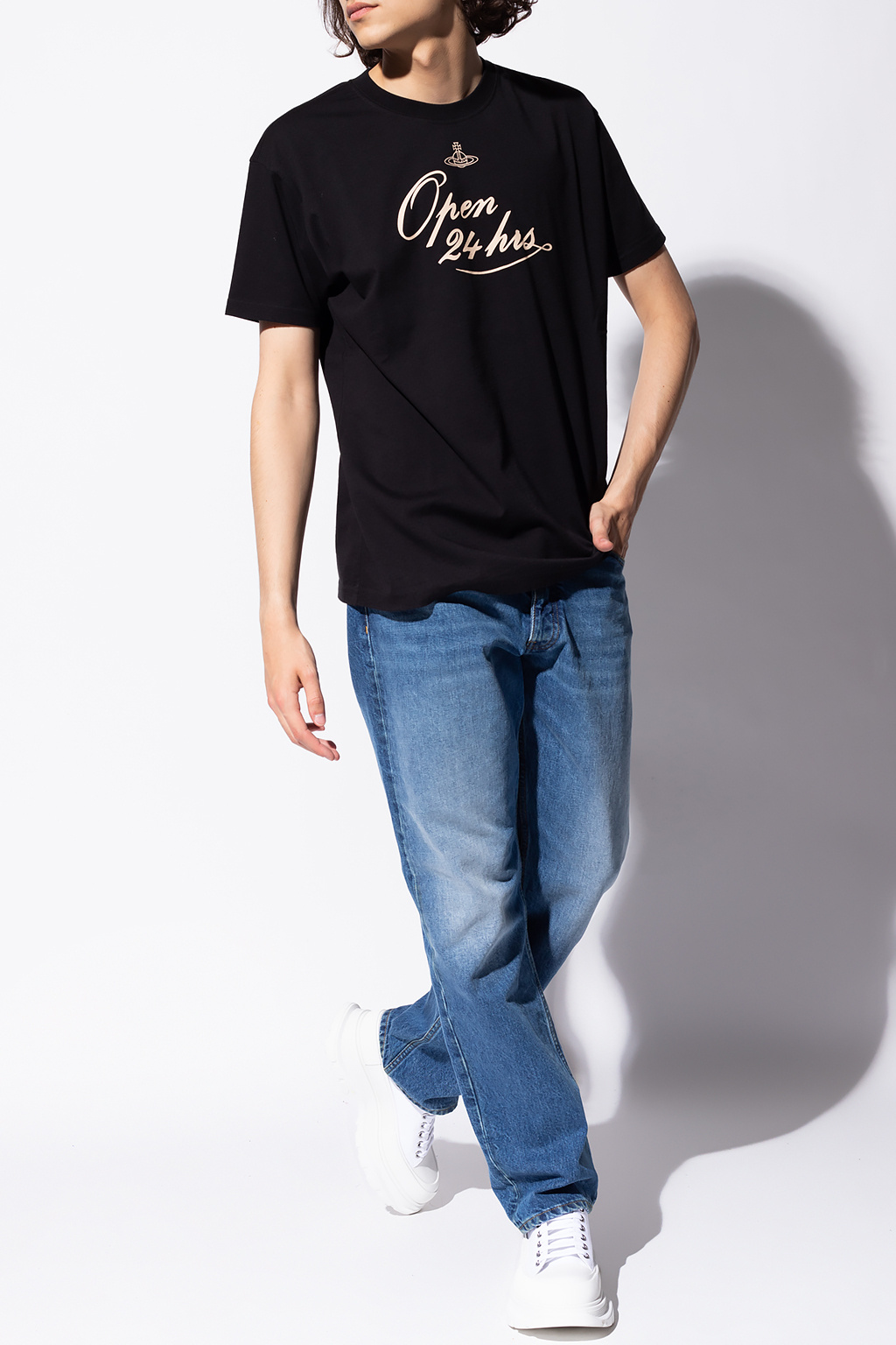 Logo T - Man Slim Fit Knitted Sweat Shirt